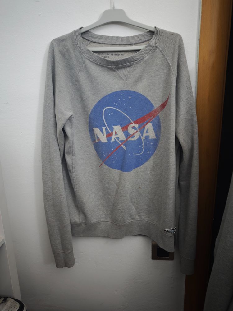 Pull&Beard Hoodie NASA gris